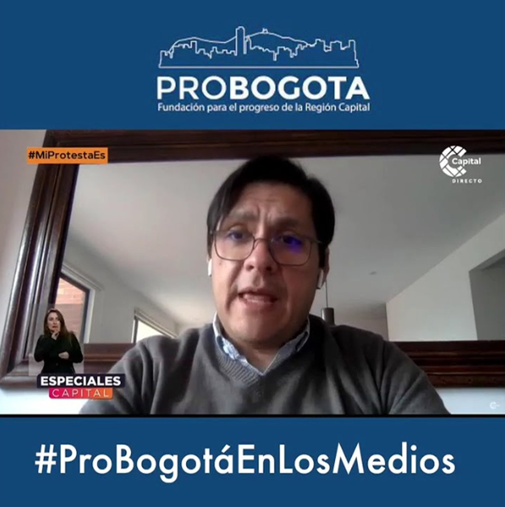 Las condiciones de seguridad en el marco de la protesta social en Canal Capital#ProBogotáEnLosMedios