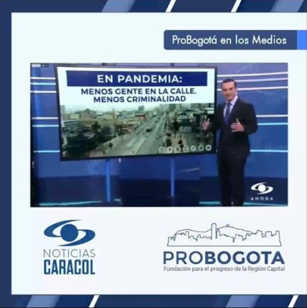 La Seguridad Urbana al tablero con @Caracol Noticias #ProBogotáEnLosMedios